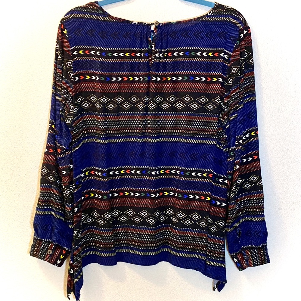 ModCloth Fun2Fun Colorful Pixelated Print Top - Lg - Picture 6 of 8